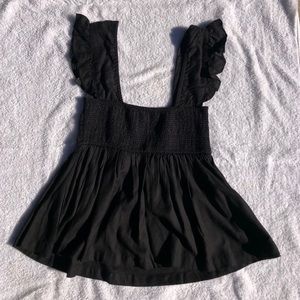 Black Urban Outfitters Flowy Tank